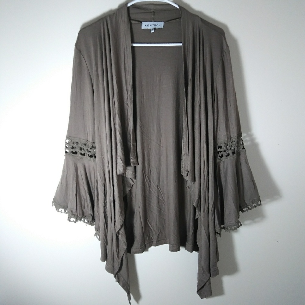 CARDIGAN BELL SLEEVES